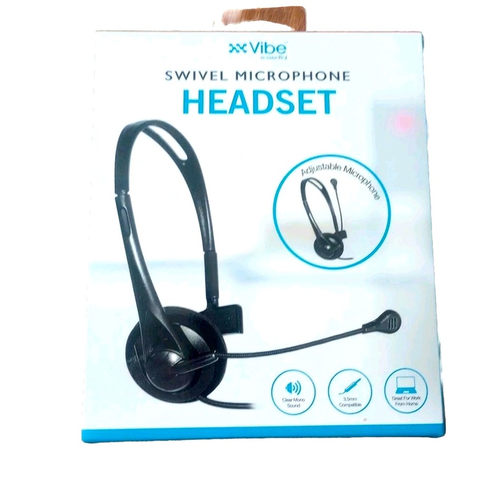 NIB Vibe Swivel Microphone Headset
